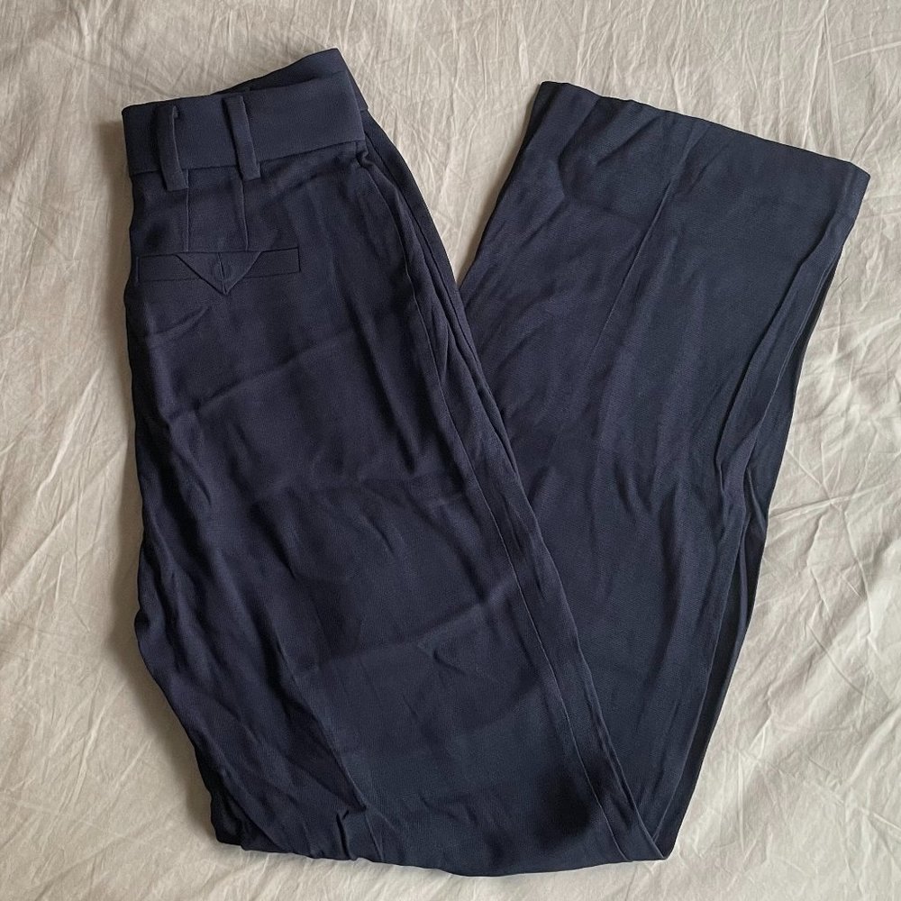 Aritzia 1-01 Babaton Boy Trouser Pant Indigo Ink Navy Blue Size4 New wit…